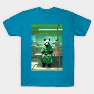 Surgeon panda in operation theatre T-Shirt